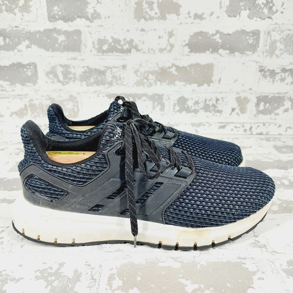 Adidas Ultimateshow Black Athletic Lace up Running Trainers B313 - Picture 4 of 9